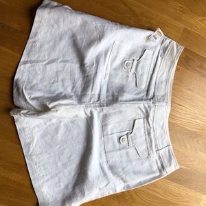 Talbots White Irish Linen Shorts NWT New With Tags